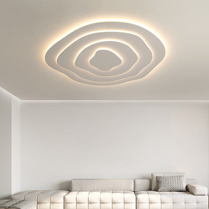 Hamer Minimalist Irregular Round Multilayer Ceiling Light