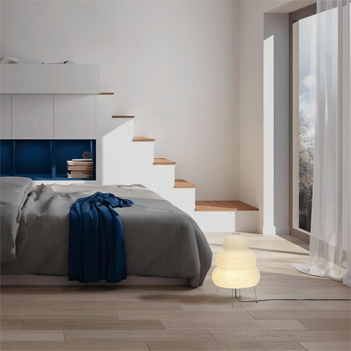 Asmi Miguel Japanese Paper Lantern Table Lamp