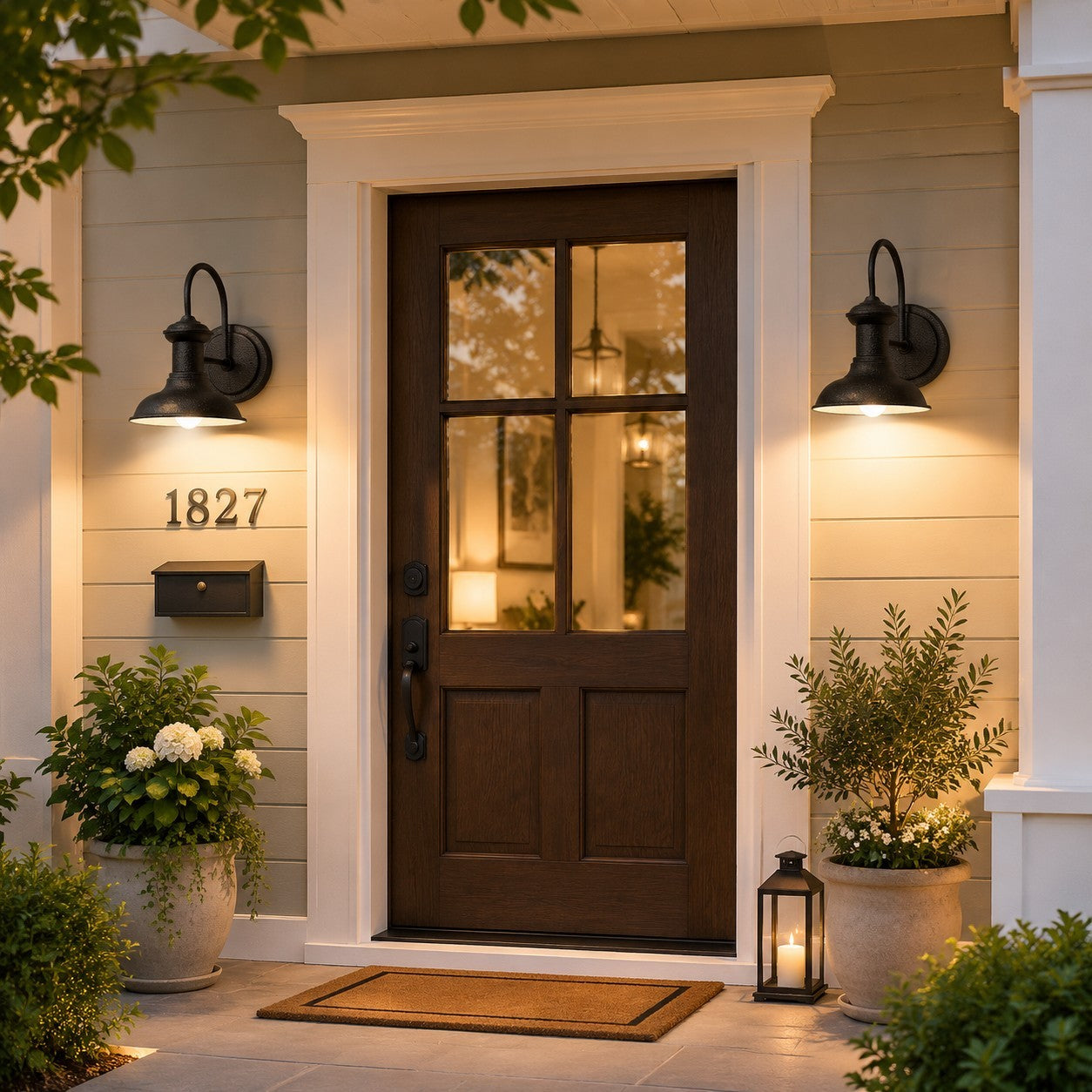 Howells Industrial Modern Copper Metal Outdoor Wall Sconce