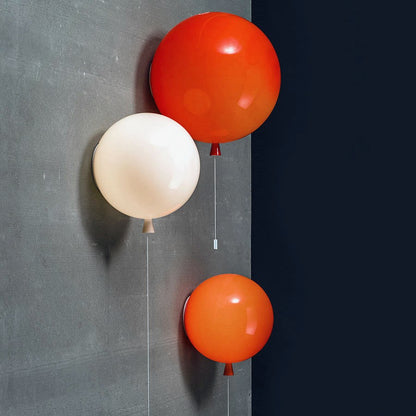 Vanya Colorful Balloon Wall Lamp for Bedrooms, Kid's Rooms