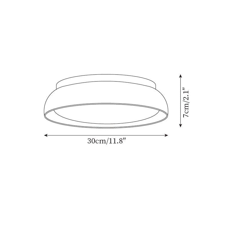 Nox Scandinavian Travertine Ceiling Light