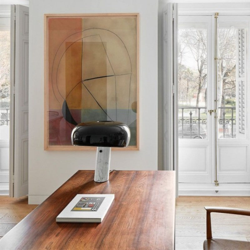 Paula Vintage Table Lamp with Marble Base