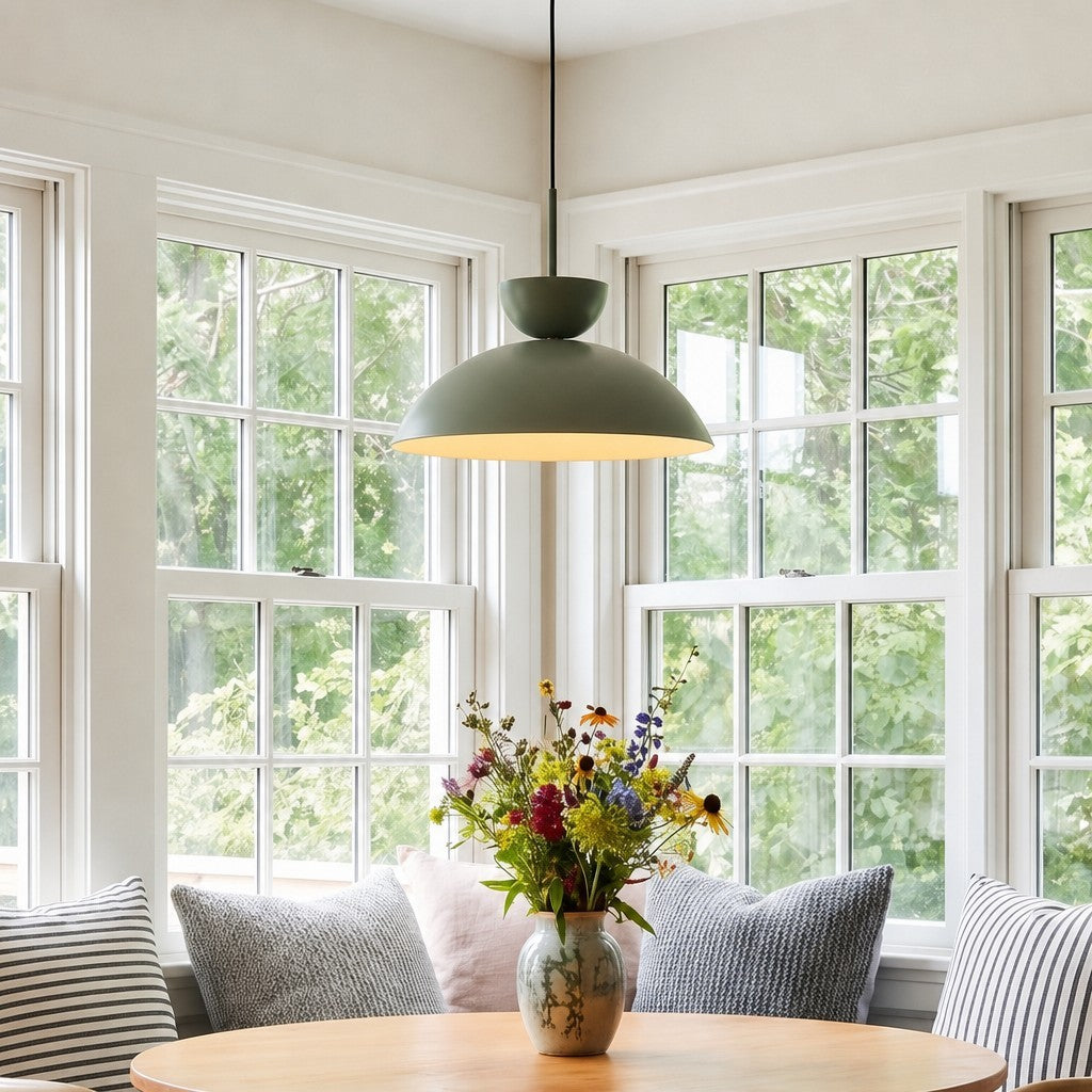 Glythorix Nordic Simple Metal Color H Type Pendant Light
