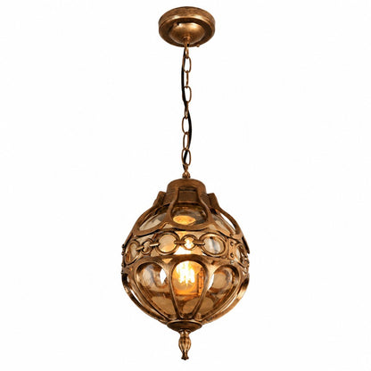 Magnus Farmhouse Outdoor Patio Porch Round Pendant Light