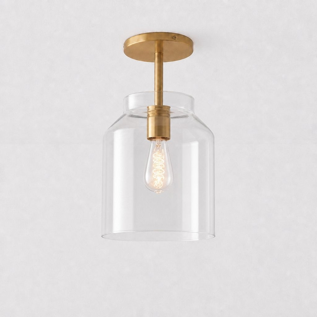 Drilon Minimalist Morandi Flush Mount Ceiling Light