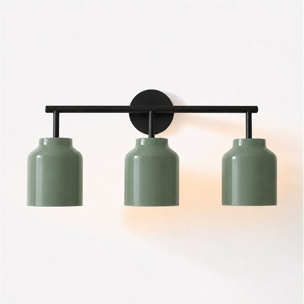 Drilon Modern 3-Light Milk Glass Bathroom Sconce