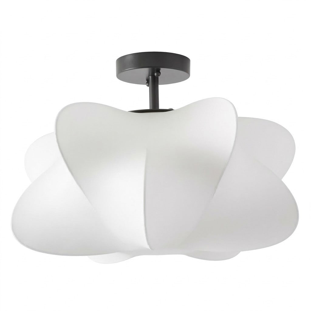 Jaxorix Wabi Sabi White Silkworm Cocoon Ceiling Light