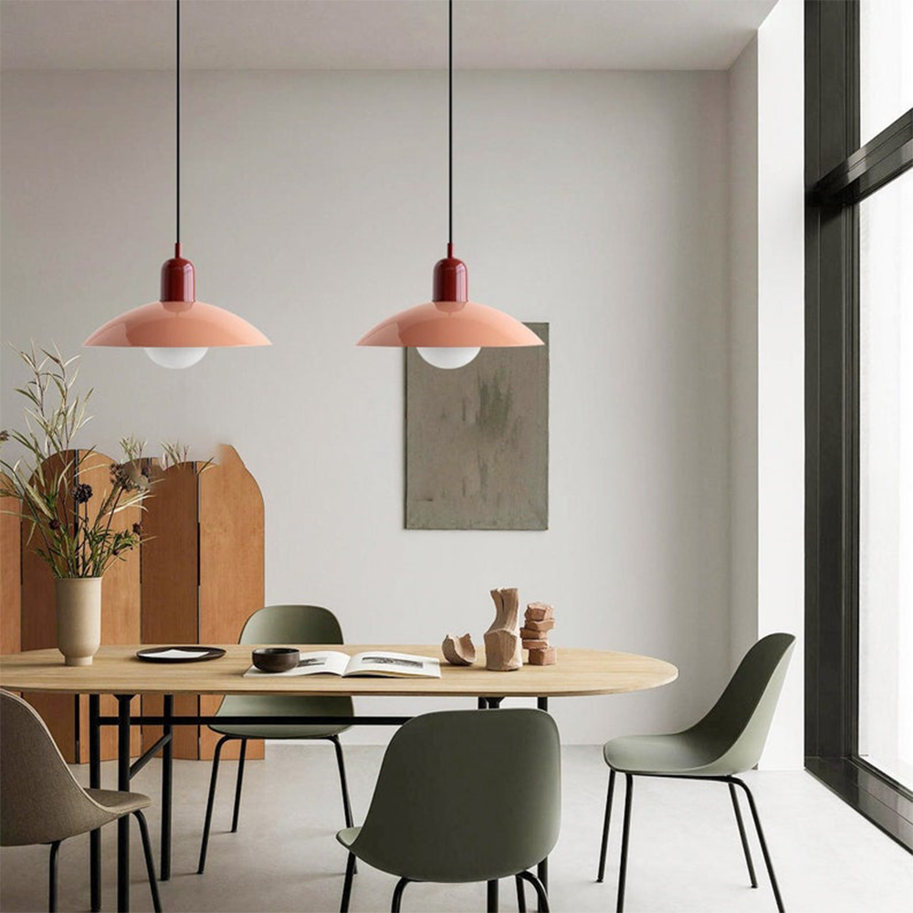 Harper Mid Century Multi Color Macaron Pendant Light