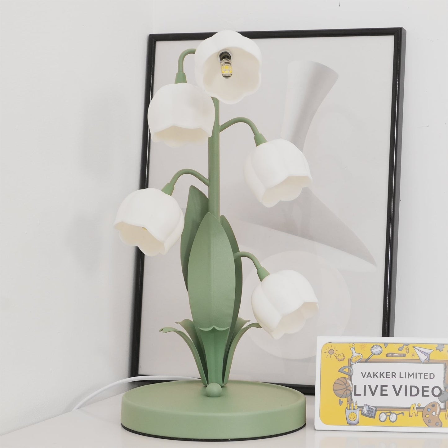 Kyra Lily of The Valley Table Lamp