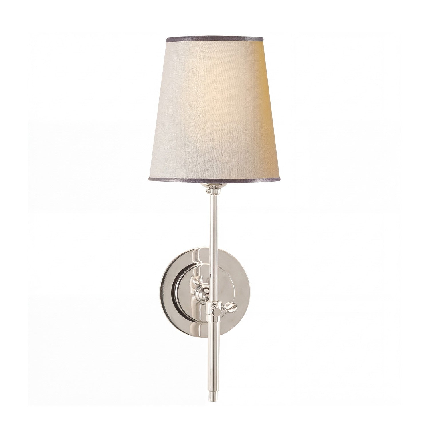 Ozuma One Light Wall Sconce with Linen Shade