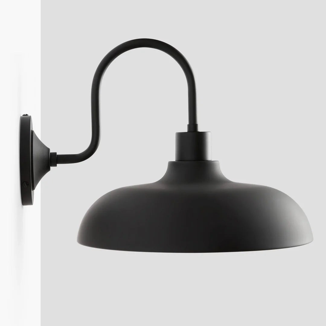 Gwydion Modern Farmhouse Dome Exterior Wall Light
