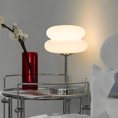 Josie Cream Glass Bauhaus Style Table Lamp
