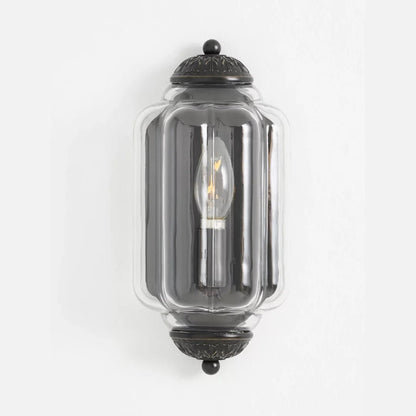 Michael Vintage Eloise Milk Glass Flush Wall Light