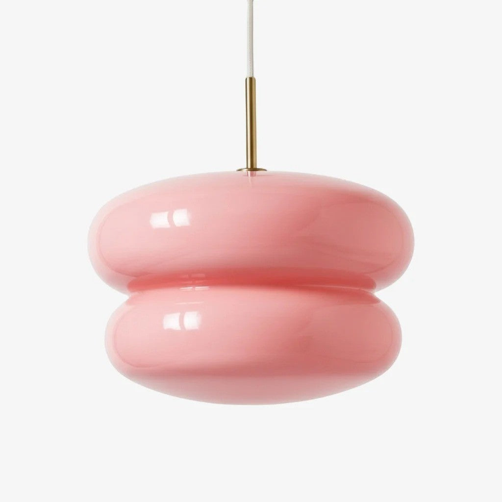 Josie Cream Bauhaus Opal Glass Pendant Light