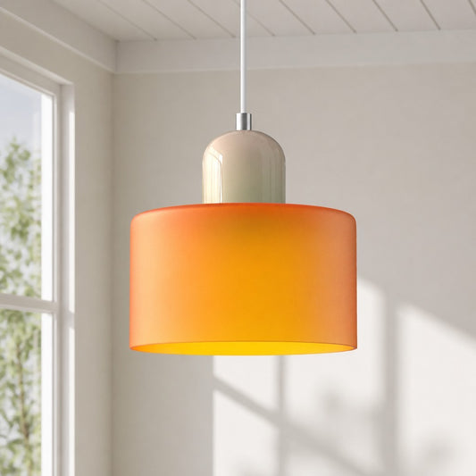 Colorful Creative Small Fresh Glass Shade Pendant Light