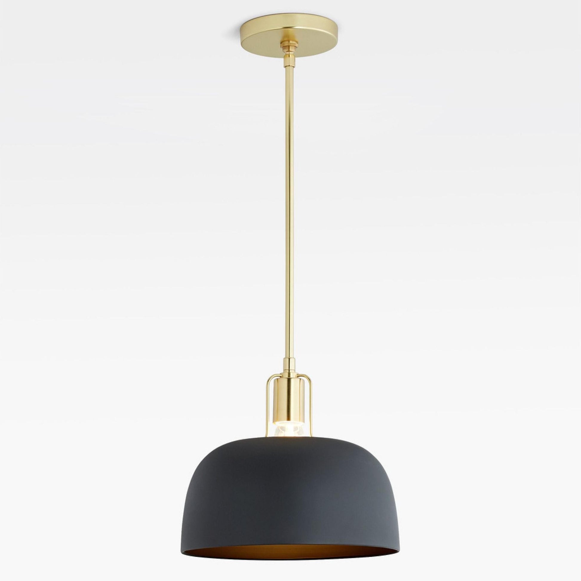 Frey Mid Century Metal Dome Pendant Light