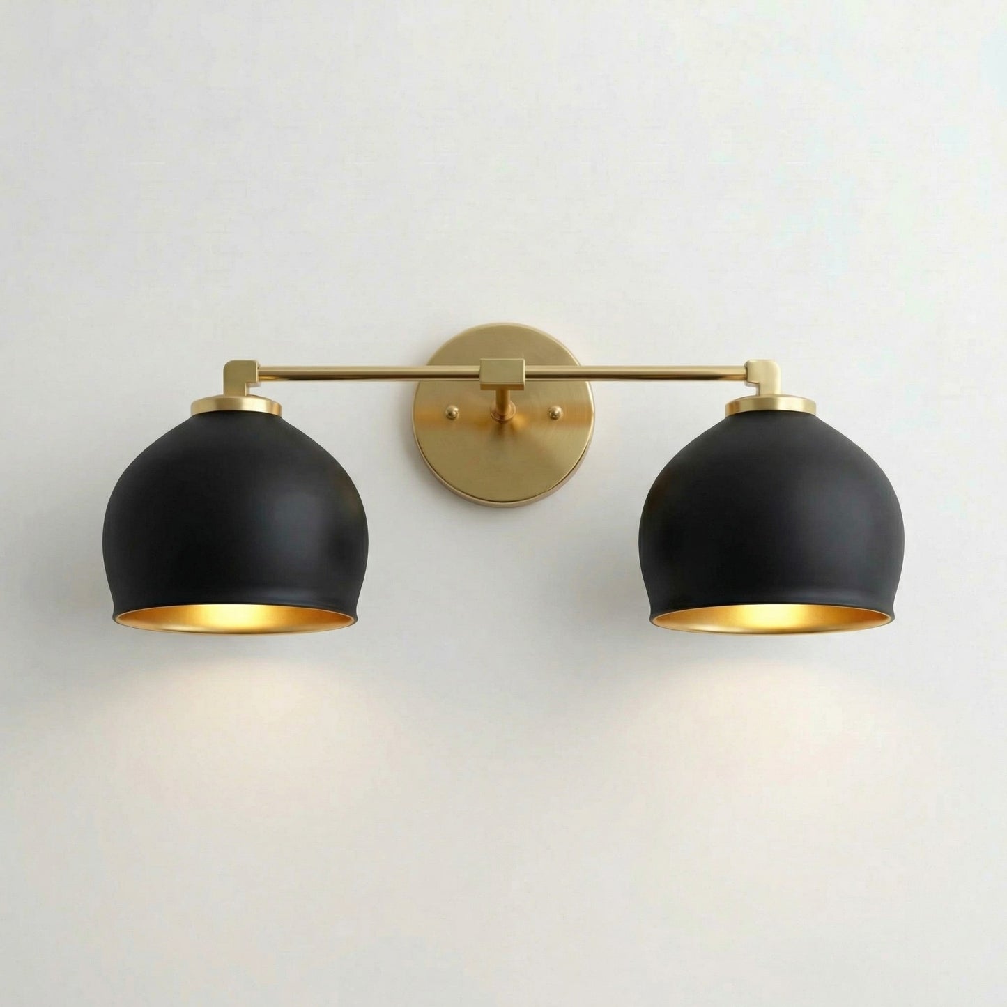 Conrad Vintage 3 Heads Bellflower Glass Wall Sconce