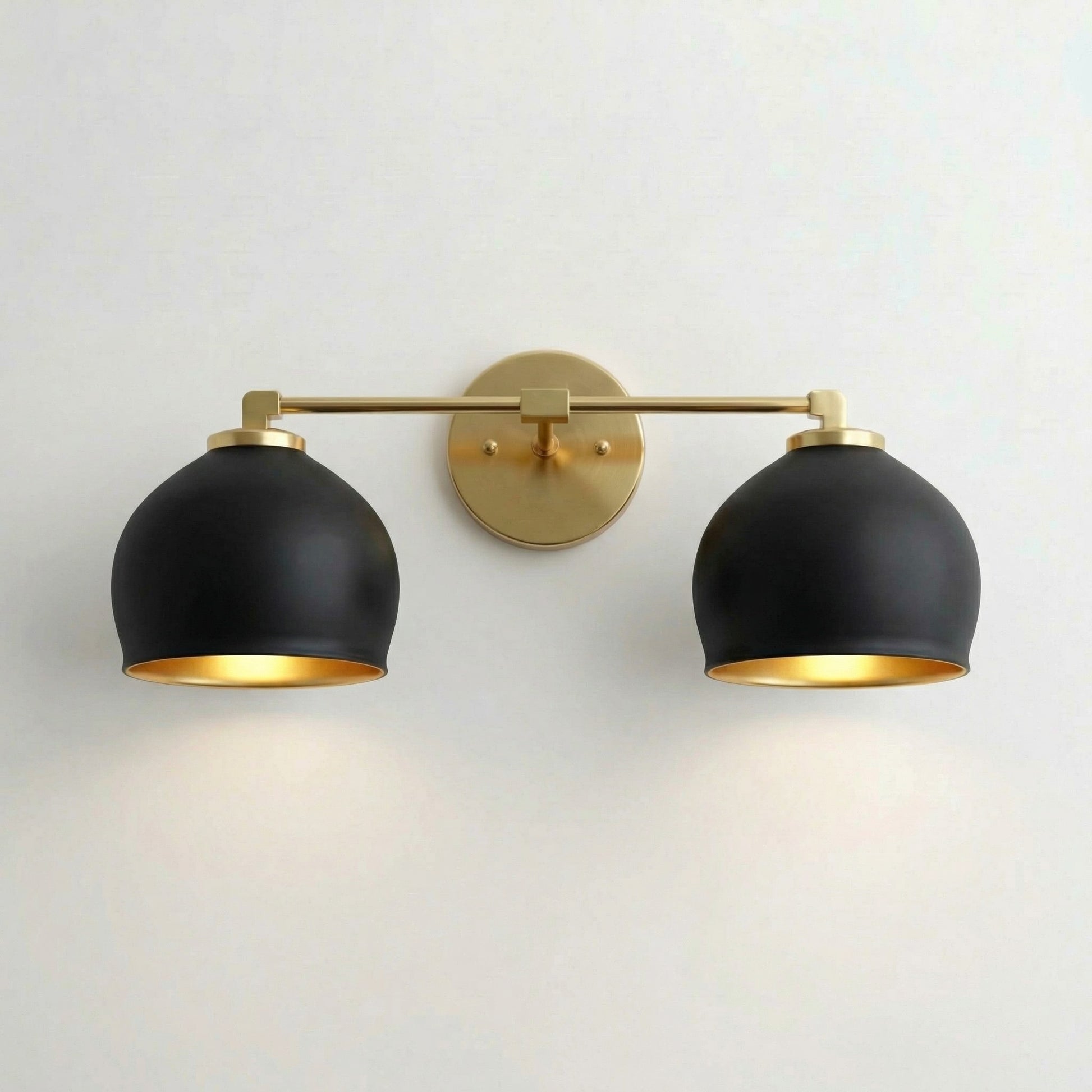 Conrad Vintage 3 Heads Bellflower Glass Wall Sconce