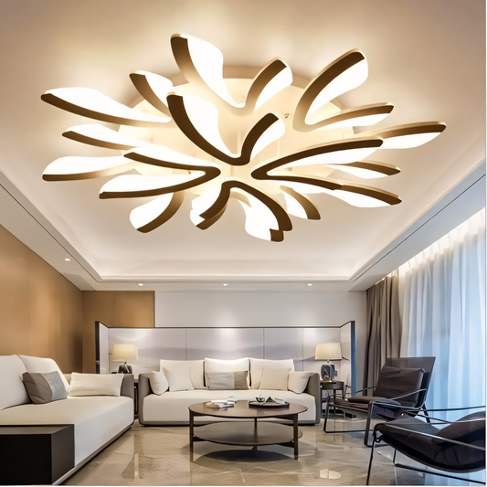 Sariel Led Dimmable Acrylic V Shape Ceiling Light