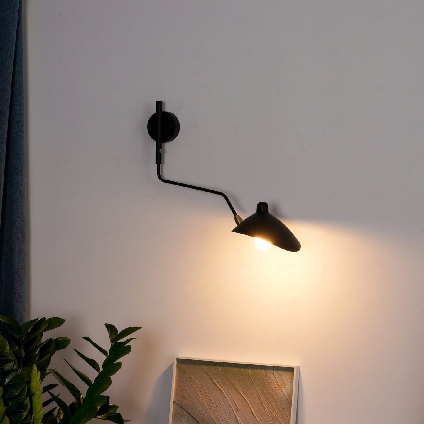 Radha Swing Arm Industrial Modern Wall Sconce