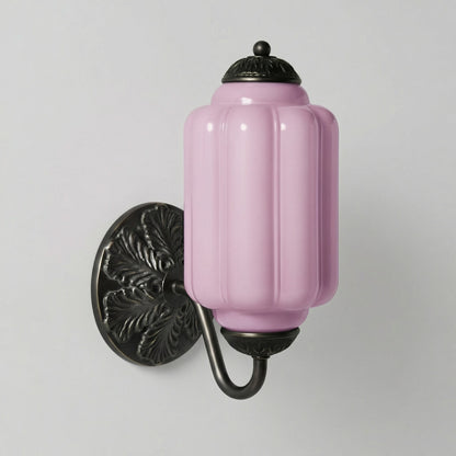 Cyrilith Vintage Milk Glass Oiled Brass Eloise Sconce