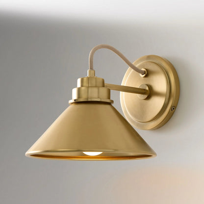 Kalevipoeg Modern Farmhouse Cone Shade Wall Sconce