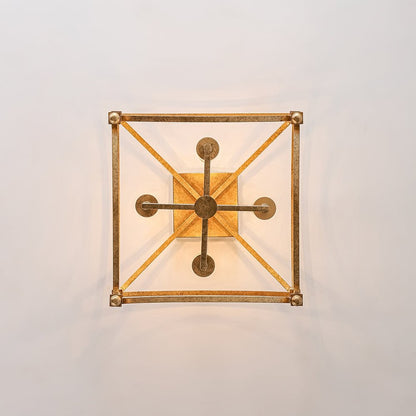 Celeste Retro 4 Light Open Frame Lantern Cage Ceiling Light