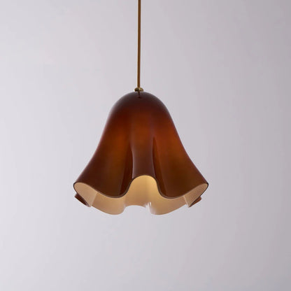 Hadrian Vintage Glass Flower Fazzo Pendant