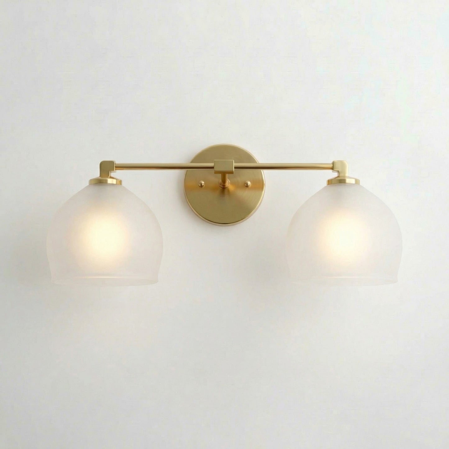 Conrad Vintage 3 Heads Bellflower Glass Wall Sconce