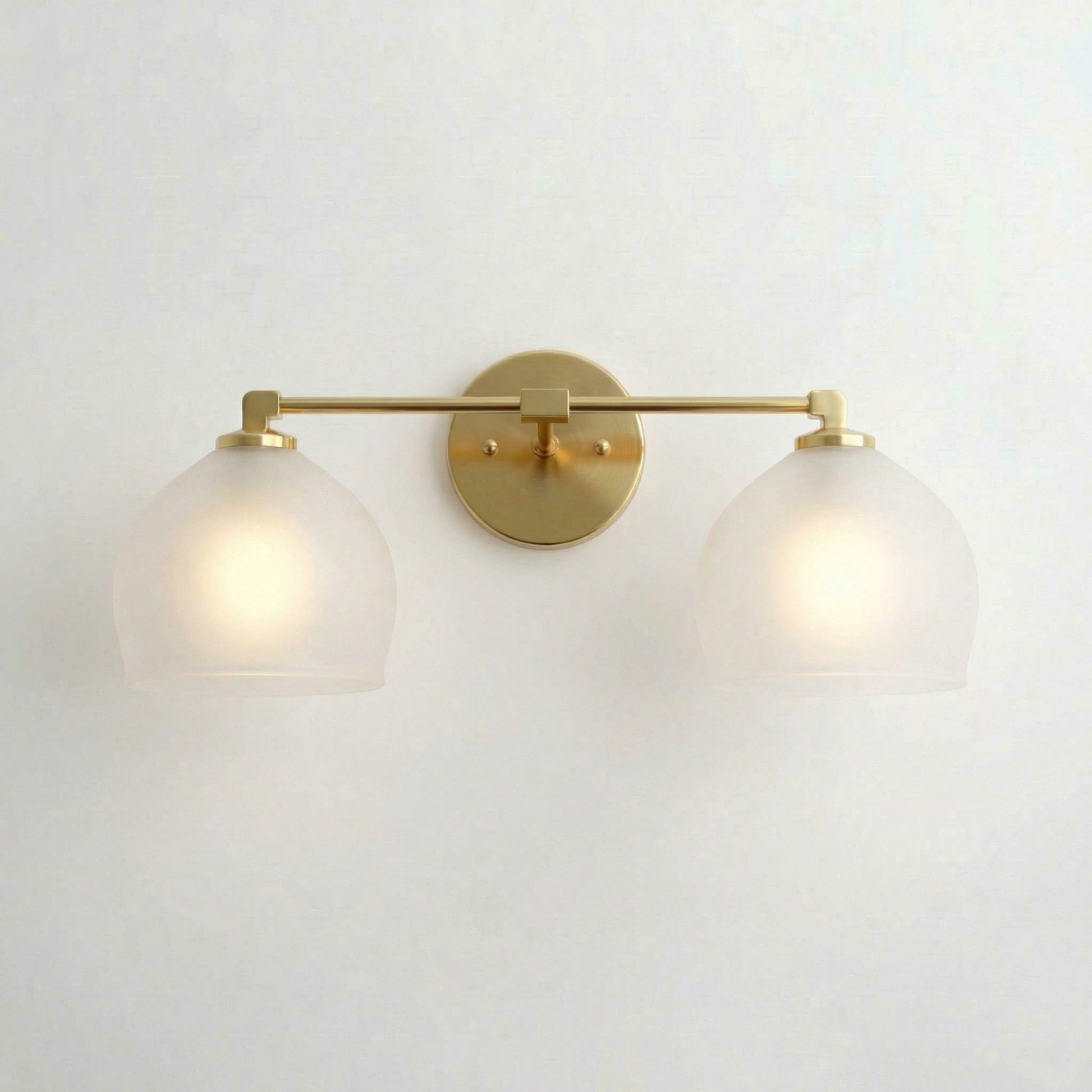 Conrad Vintage 3 Heads Bellflower Glass Wall Sconce