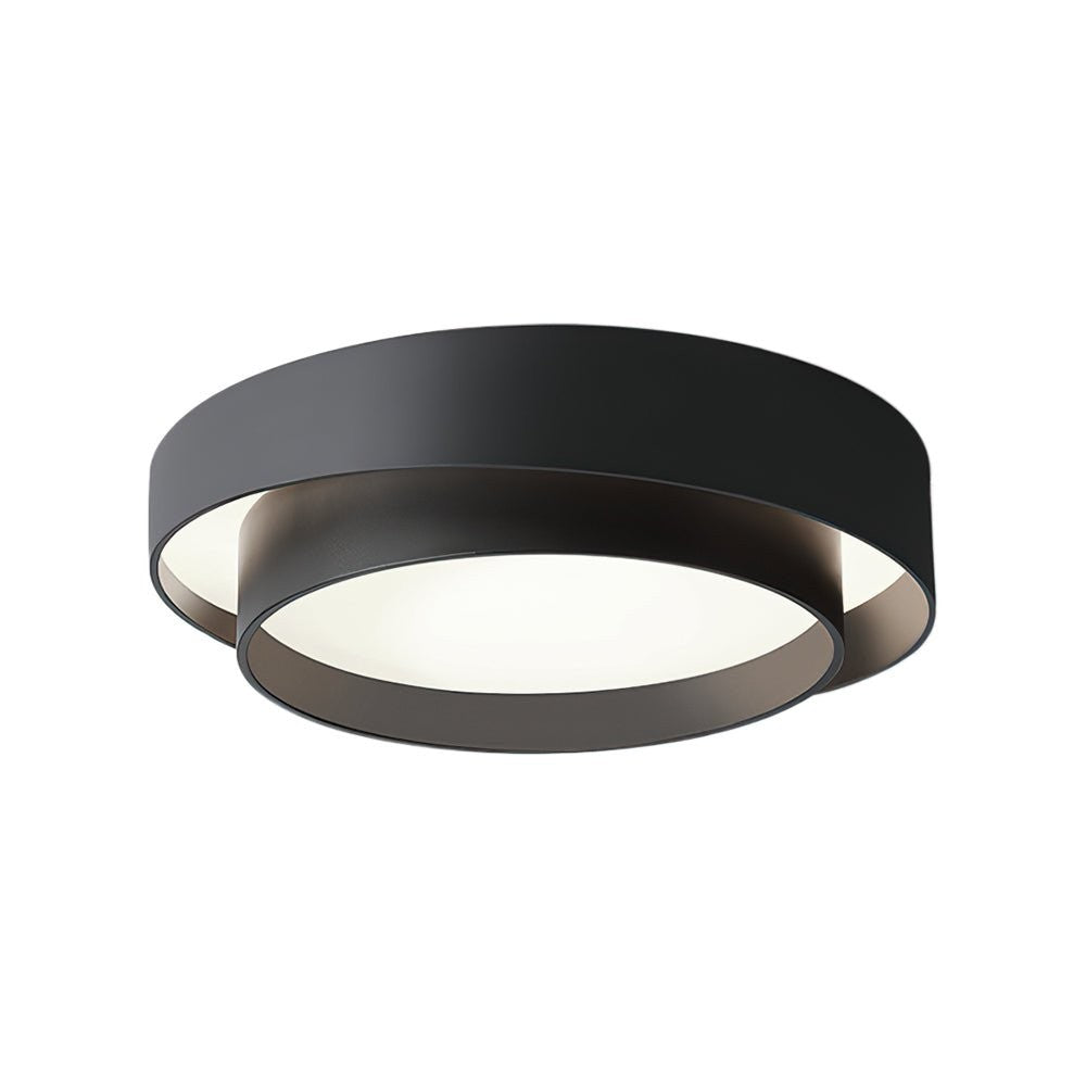 Melady Nordic Irregular Double-Layer Circular Ceiling Light