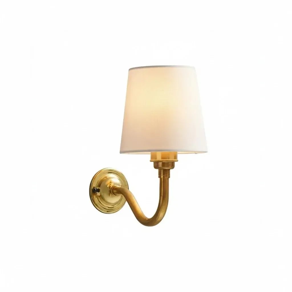 Nyxel Vintage Fabric Small Wall Sconce