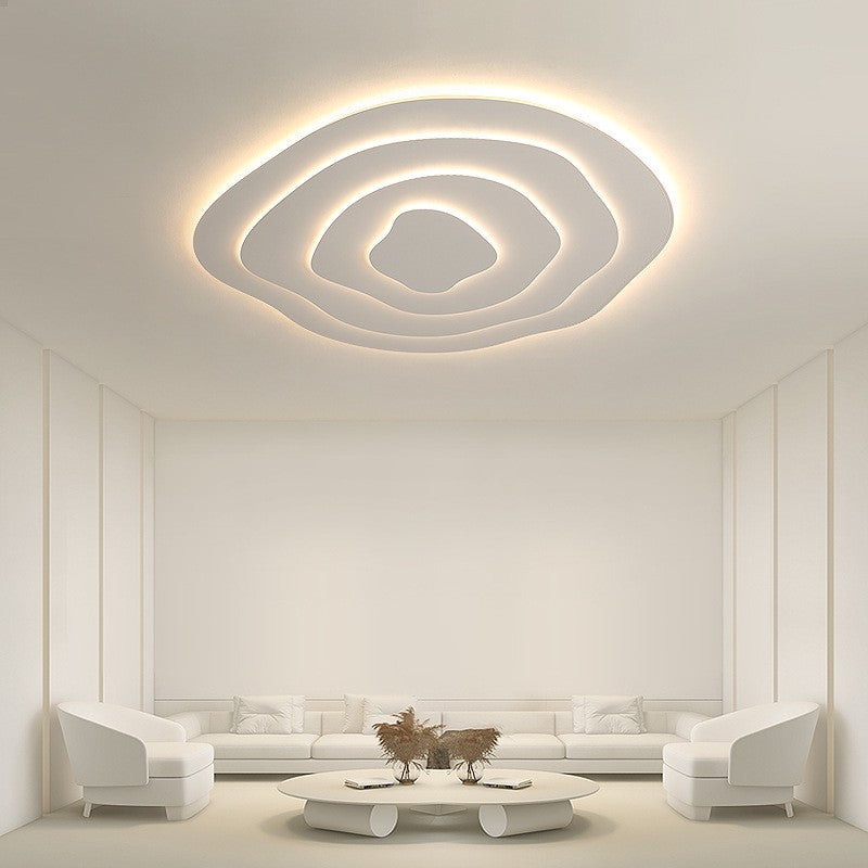 Hamer Minimalist Irregular Round Multilayer Ceiling Light