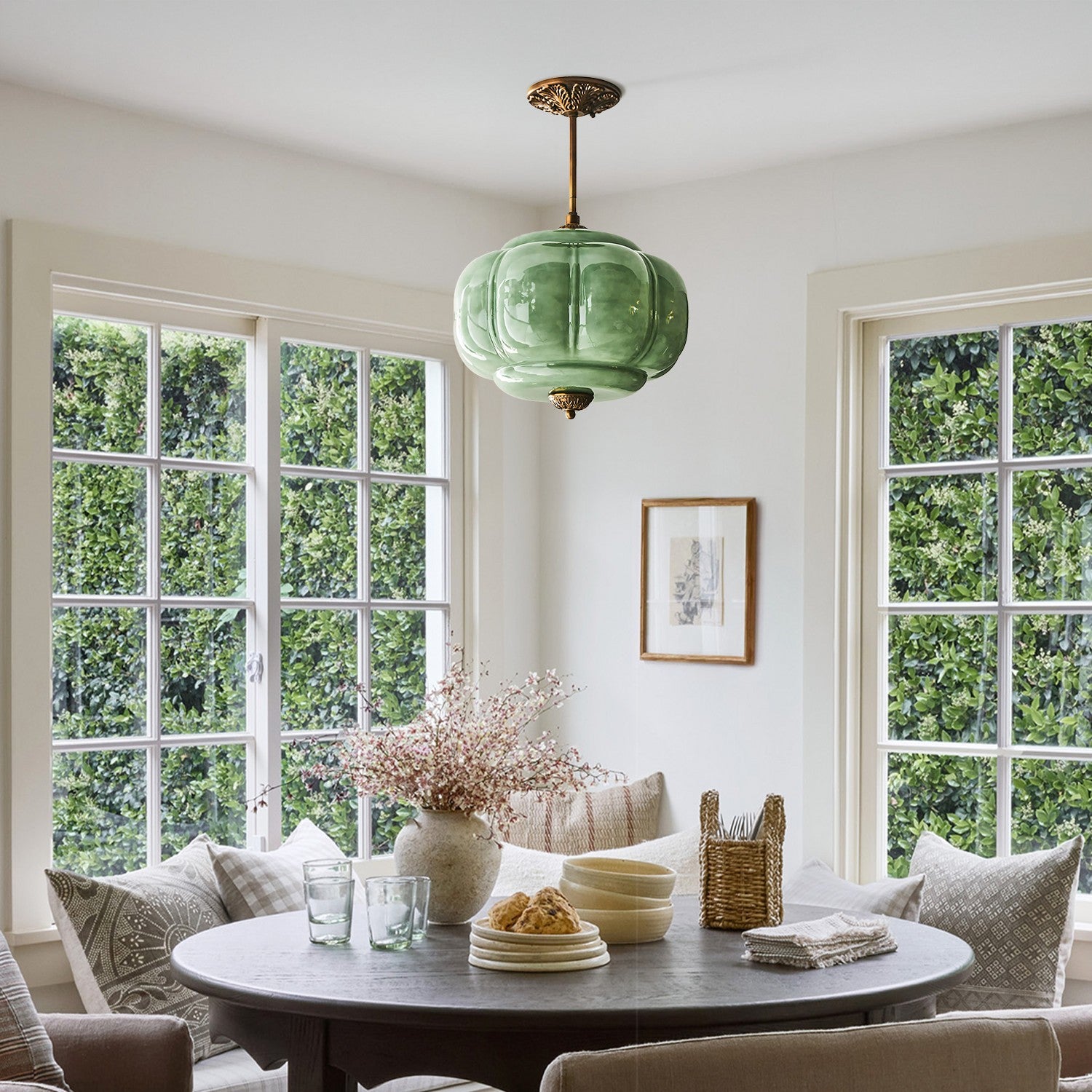 Ozita Retro Semi-Flush Mount Eloise Pendant Light