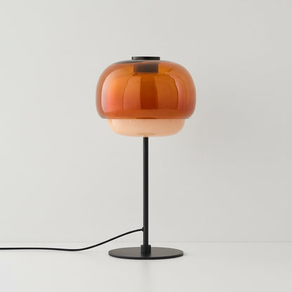 Xyndrae Modern Nordic Double-Layered Tinted Glass Table Lamp