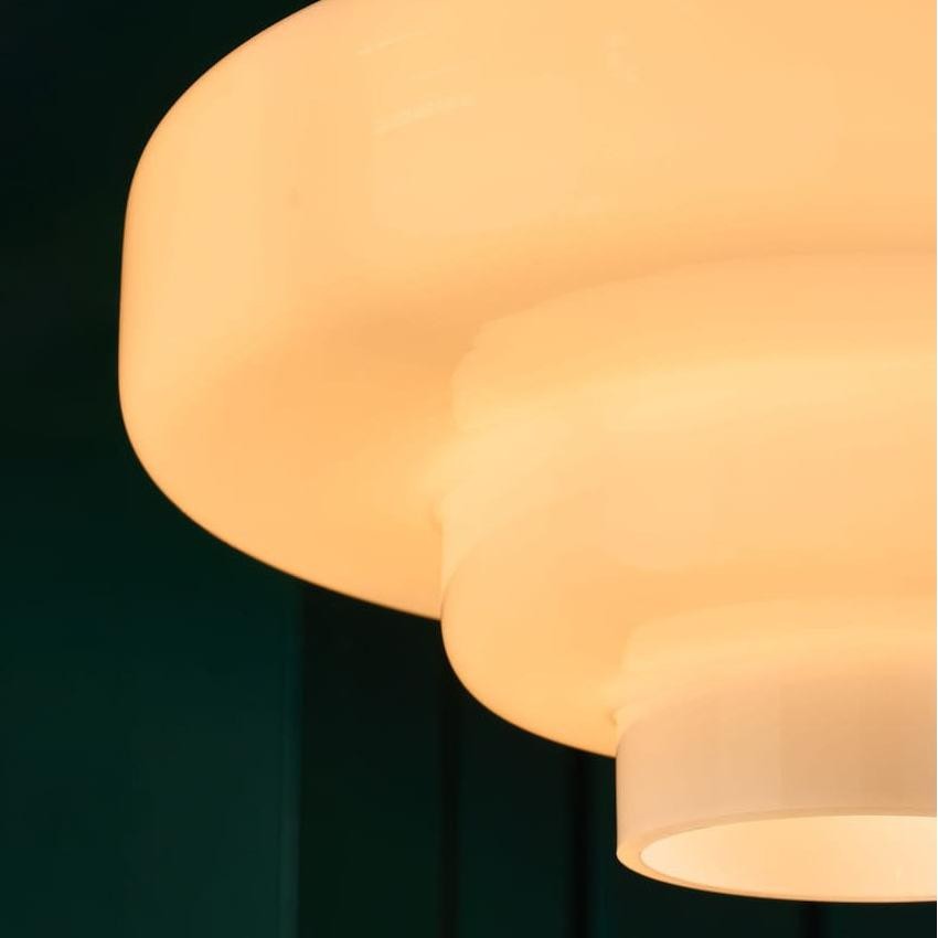 Yves Vintage Tiered Glass Pendant Light