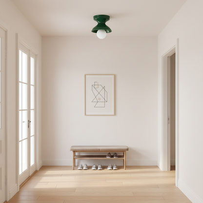 Lunavel Modern Ceramic Mount Ceiling Light Fixture