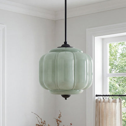 Myric Vintage Milk Glass Oiled Brass Eloise Pendant Light