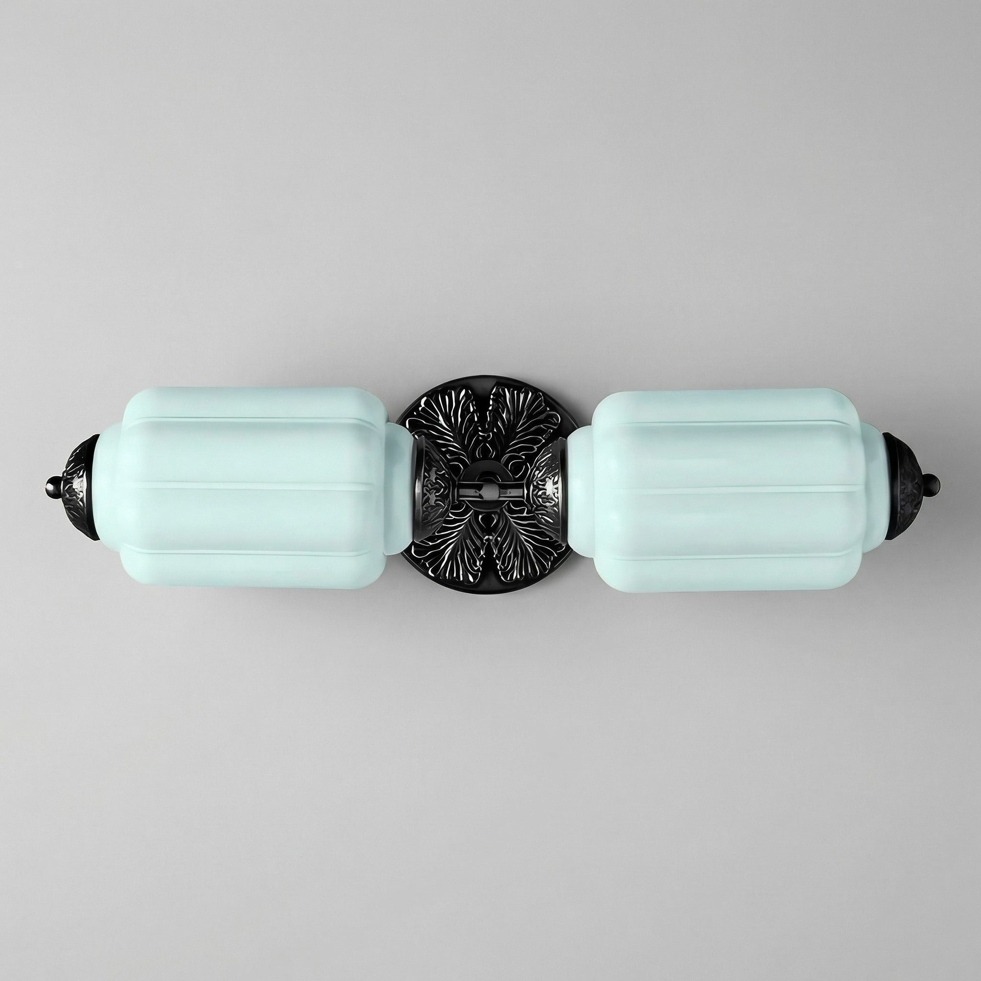 Hartnell Retro Colorful Art Deco Glass Eloise Wall Light
