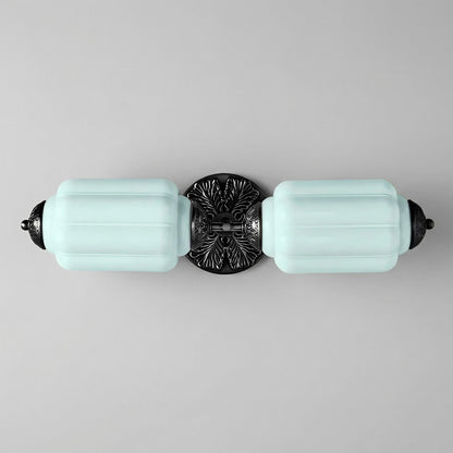 Hartnell Retro Colorful Art Deco Glass Eloise Wall Light