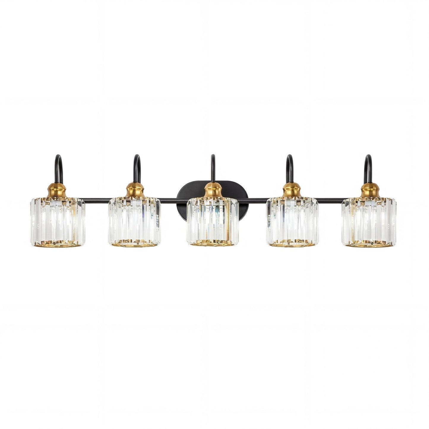 Naeris Modern Square Crystal Wall Sconce