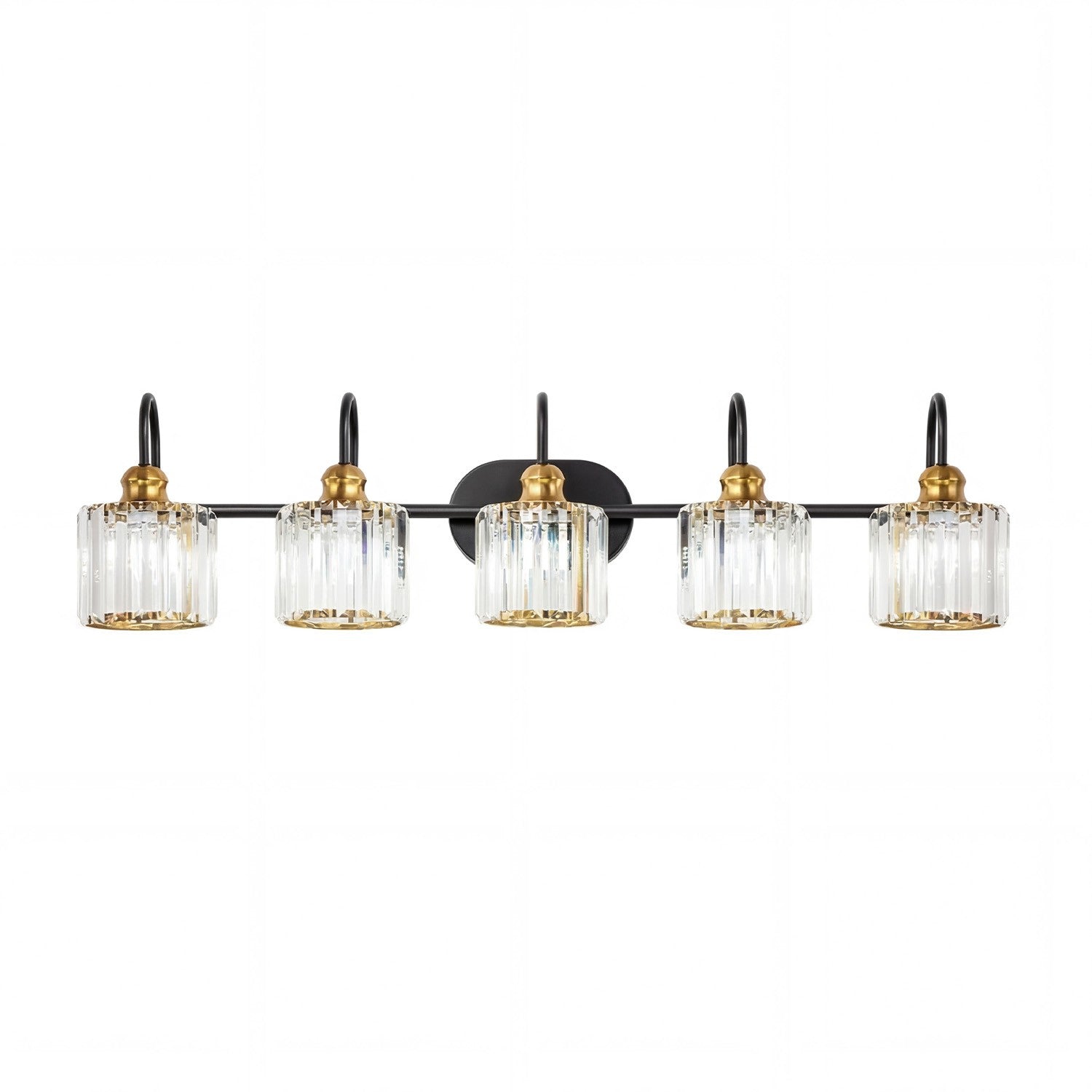 Naeris Modern Square Crystal Wall Sconce