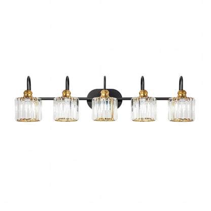 Naeris Modern Square Crystal Wall Sconce