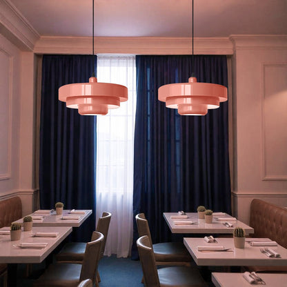 Modern Scandinavian Multi‑Layer Colorful Pendant Light
