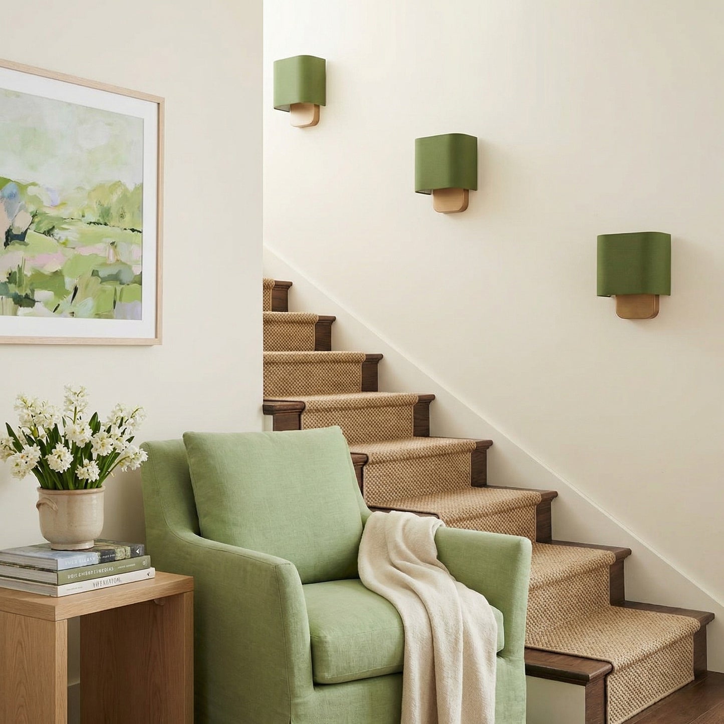 Ondine Modern Linen Fabric Shade Wall Sconce