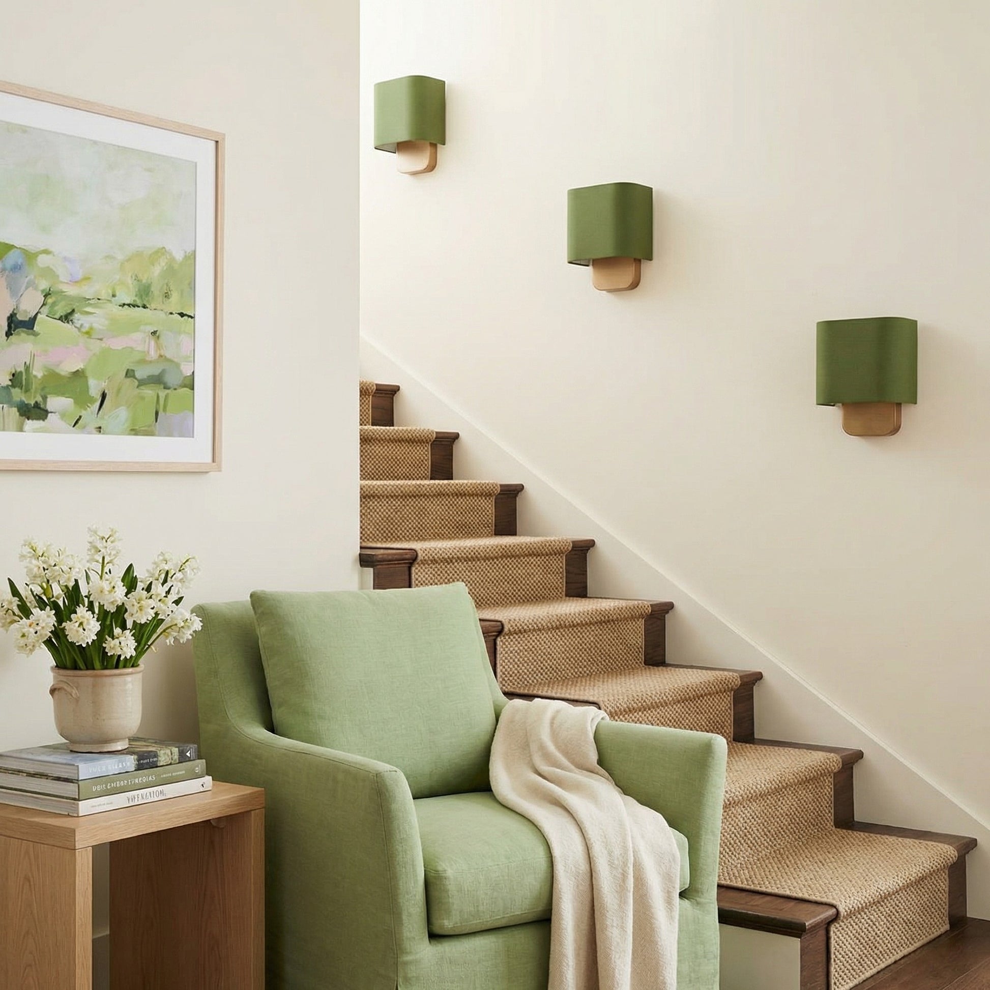 Ondine Modern Linen Fabric Shade Wall Sconce