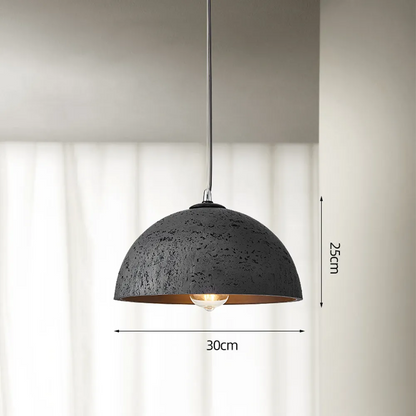 Luran Wabi Sabi Dome Stone Pendant Light