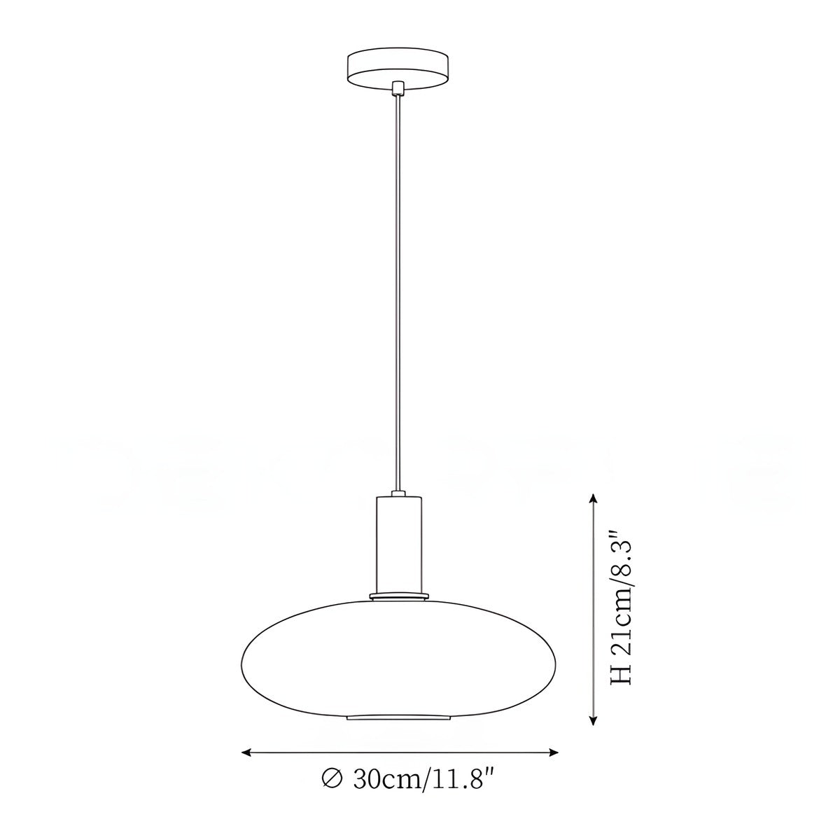 Cosima Modern Opal Glass Pendant Light
