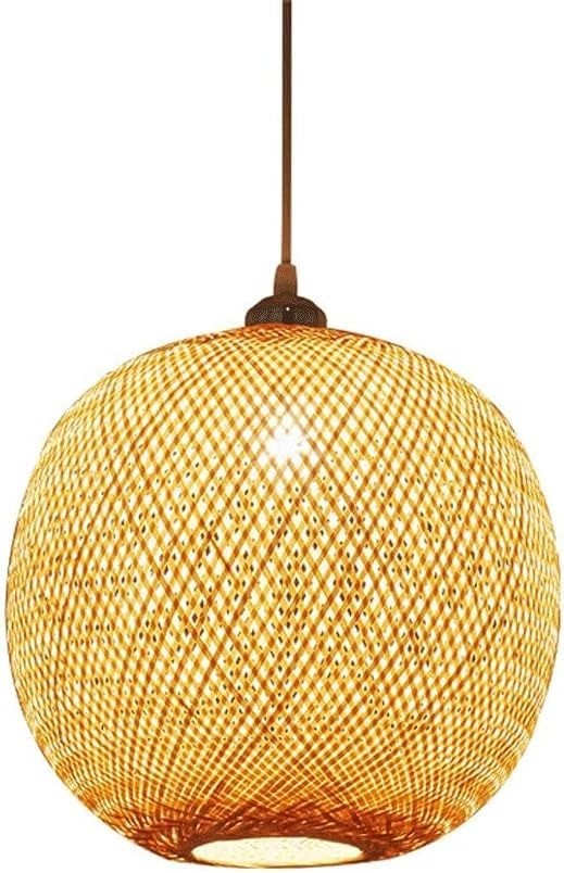 Ilario Japanese Woven Bamboo Pendant Light