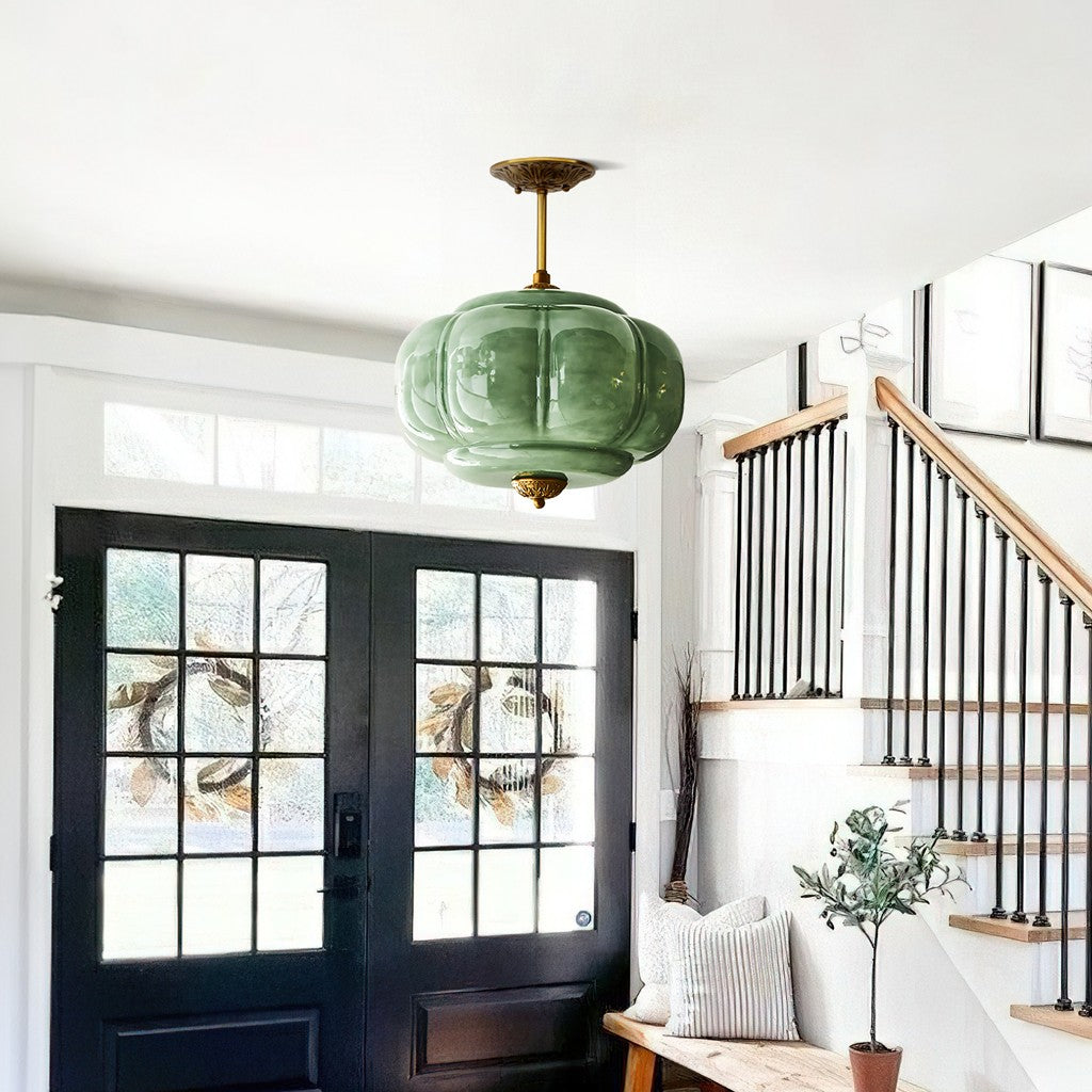 Ozita Retro Semi-Flush Mount Eloise Pendant Light